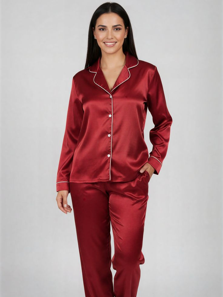 Luxury Silky Satin Nighty – Elegant & Comfortable